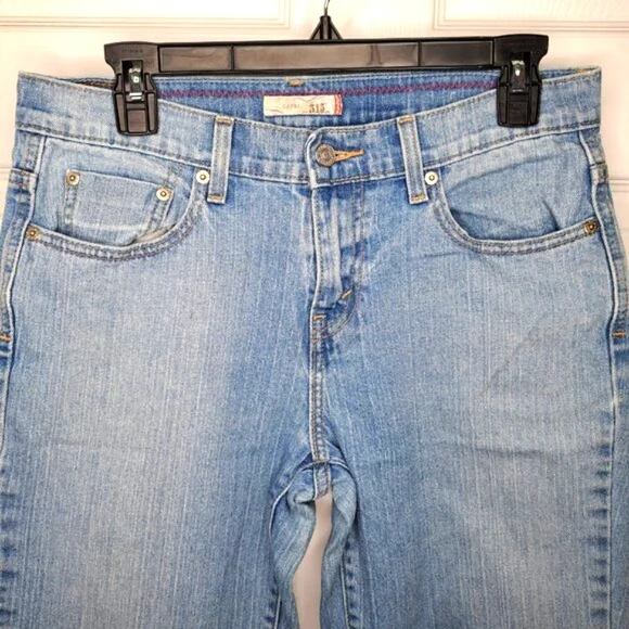 Levi's 515 Cuffed Denim Capris Size 8 - Picture 4 of 7